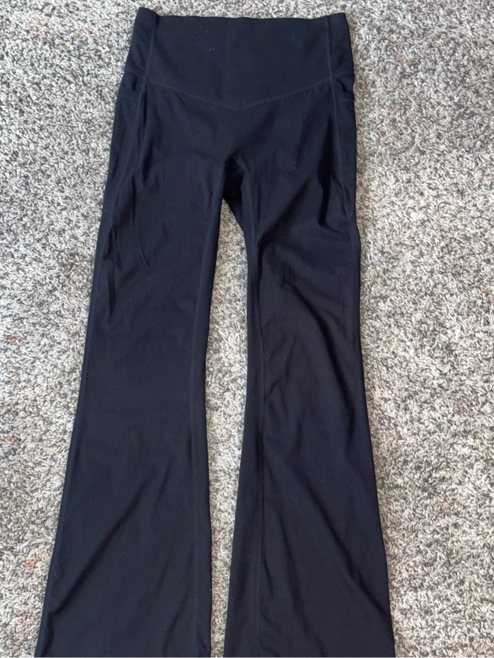 HALARA Black High-Waist Flare Leggings - Picture 4 of 10